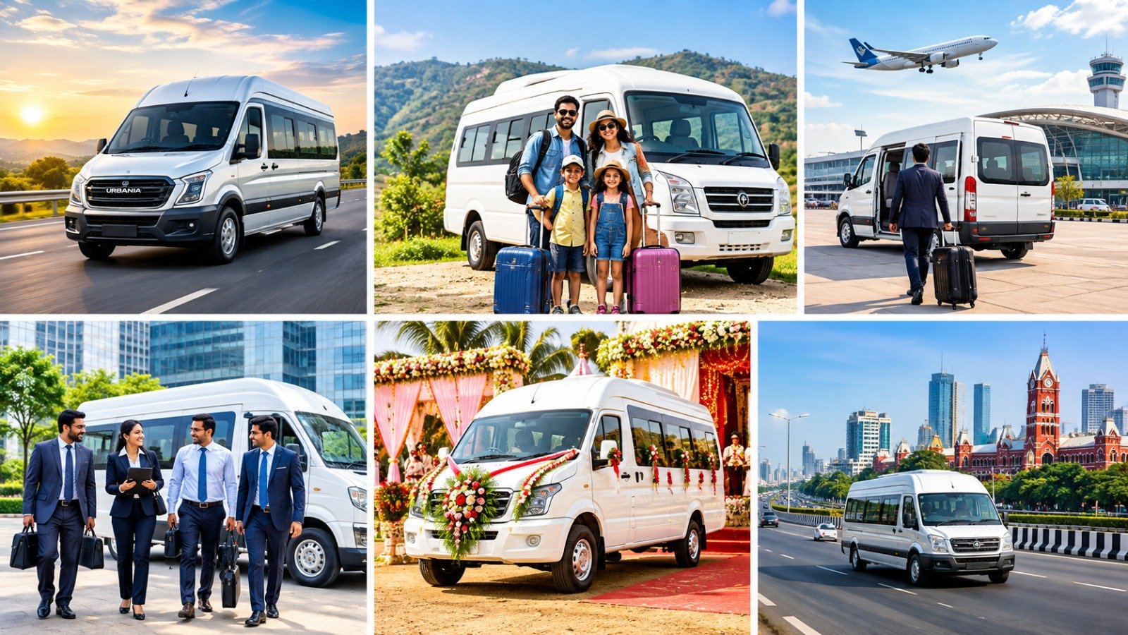 Tempo Traveller & Urbania Van Rental in Chennai